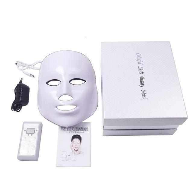 Máscara Facial Fototerapia LED 7 Cores - iMask®