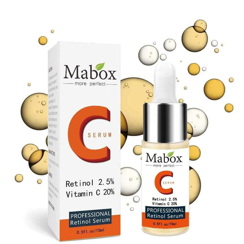 Kit Serum Mabox - Ácido Hialurônico + Vitamina C Retinol + Peptídeos de Ouro